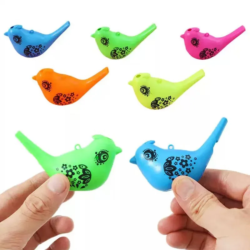 30PCS Bird Water Whistle Plastic Small Children Toys Halloween Giveaways Goodie Bags Stuffers For Kids Juguetes Divertidos