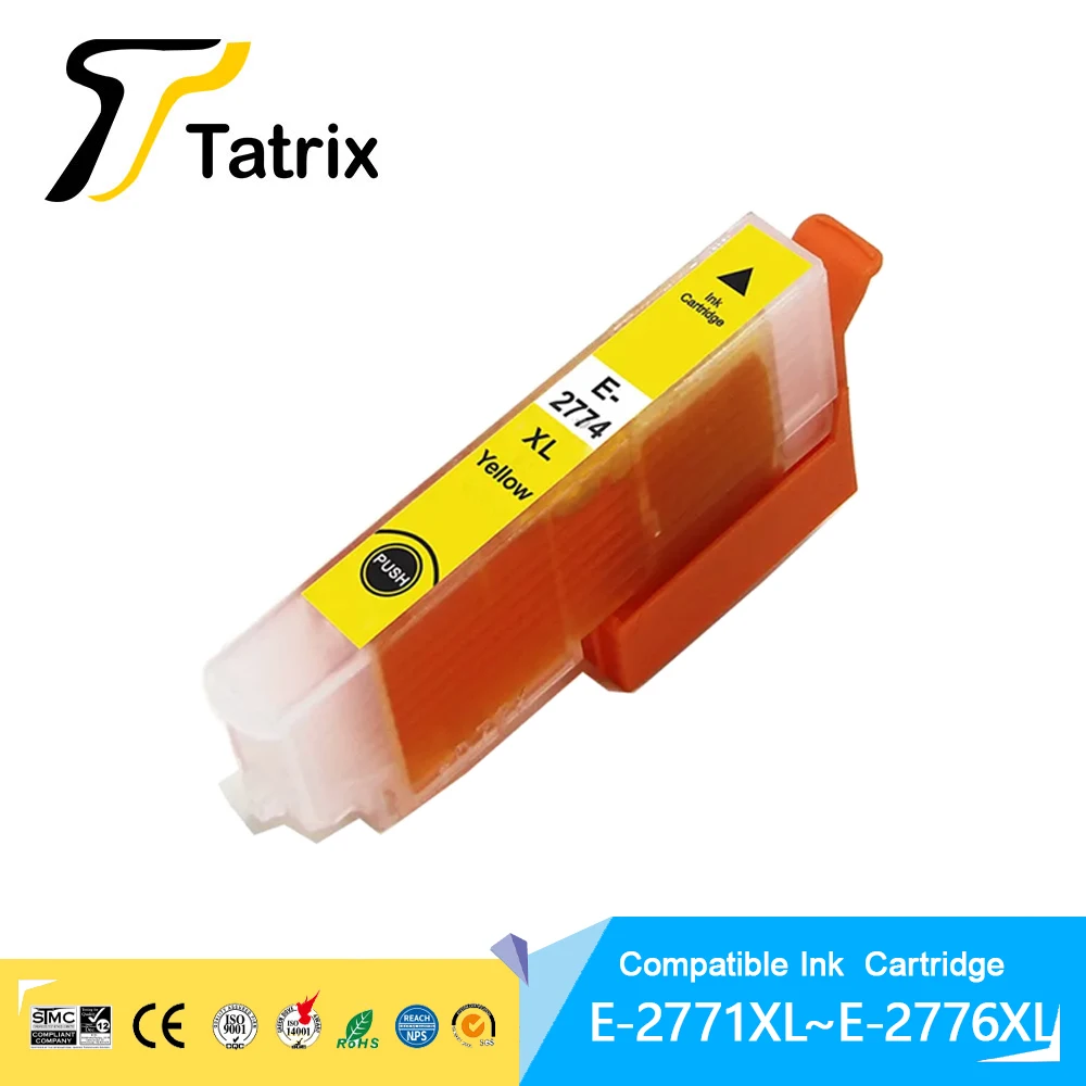 Tatrix For Epson 6PK T2771 - T2776 Ink Cartridge For Epson EXPRESSION PHOTO XP- 750/760/850/860/950/960 etc.