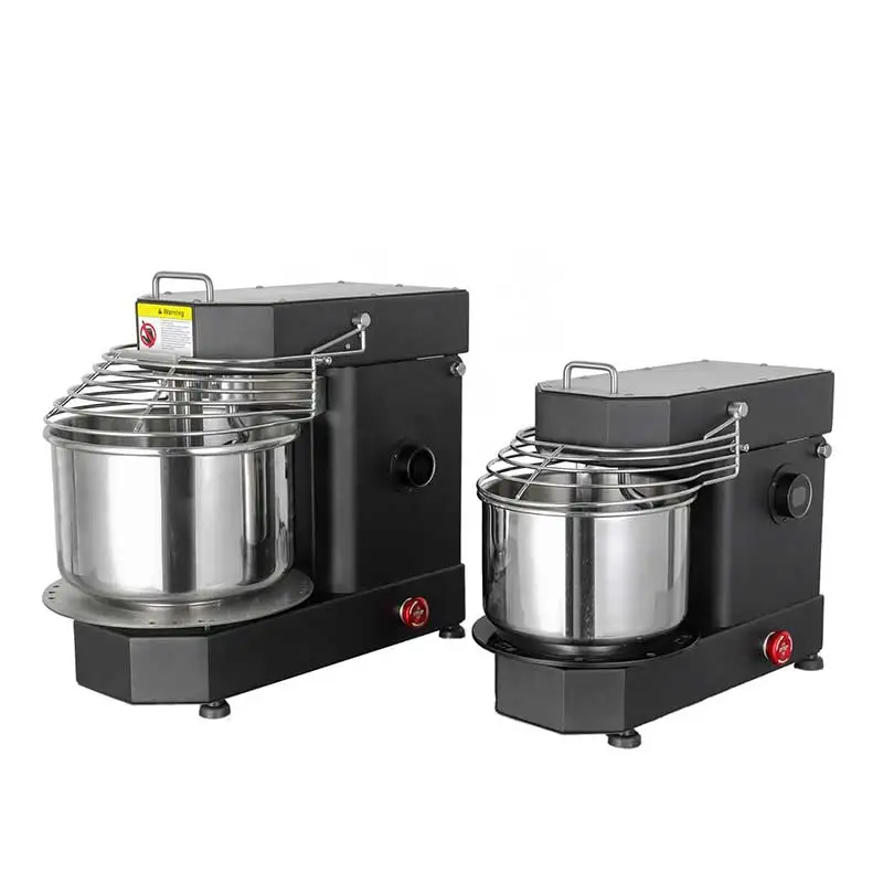 GOOPIKK Factory 10Liter/4Kg Tilt Head Tabletop Dough Mixer SS304 Removeable Bowl Slient Working For Home Bakery With CE