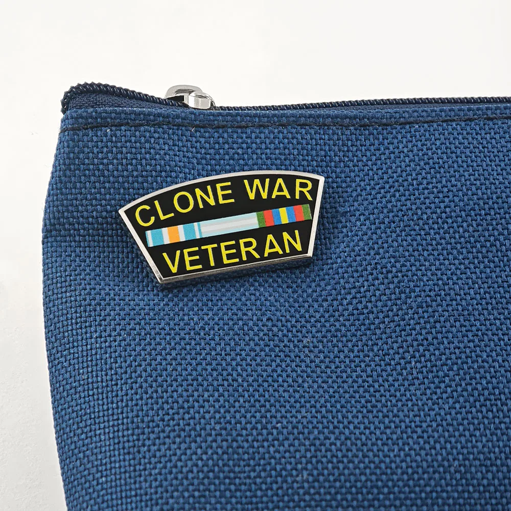 Clone-War Veteran Metall-Emaille-Pin Galaktische Republik Soldatenabzeichen Kampagnenband Brosche Anstecknadel Fangeschenk – Detail 5