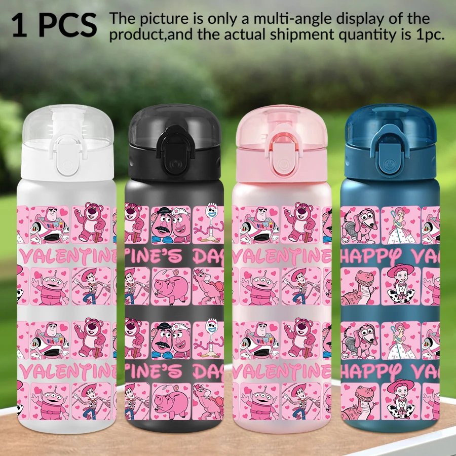 

1 шт., пластиковая бутылка для воды Disney с Микки Маусом и друзьями, 26 унций, спортивная чашка для воды на открытом воздухе, подарок на день рождения/зад в школу