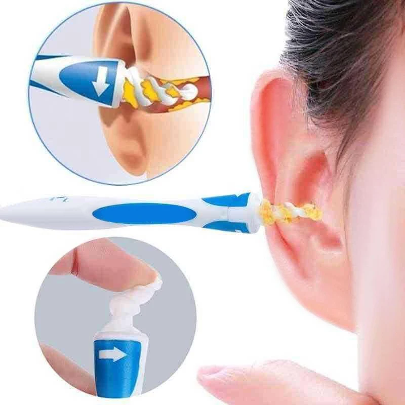 16Pcs/set 2022 New Portable Safety Silicone Ear Care Tool Set Soft Spiral Ear Cleaner Healthy Ear Wax Removal Tool