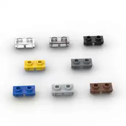 MOC 10PCS 3938 Hinge 1x2 Building Blocks High-Tech Top Plate Educational Bricks Particle Puzzle Toys Children Birthday Kid Gifts