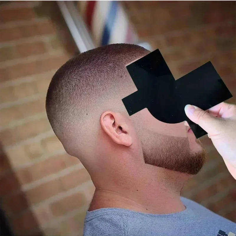 بطاقة تعزيز خط الشعر، أداة تشكيل اللحية، دليل خط التصميم للتصفيف والحواف، أداة تشكيل خط الشعر متعددة الاستخدام