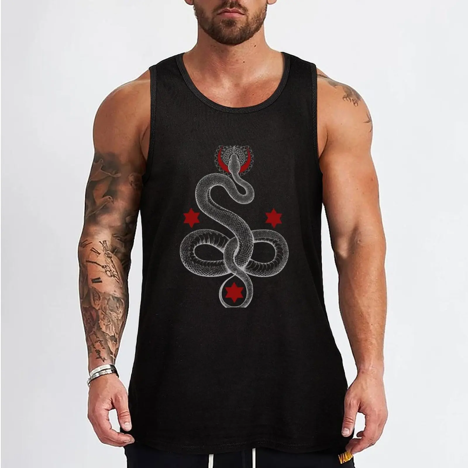 SERPENTINE Tank Top sports t-shirts for men Men's sleeveless gym shirts