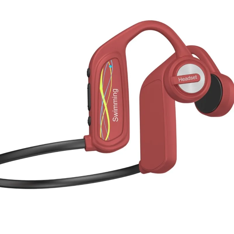 

K9 wireless sports IP68 waterproof swimming bone conduction headset wearing Bluetooth headset 16G memory