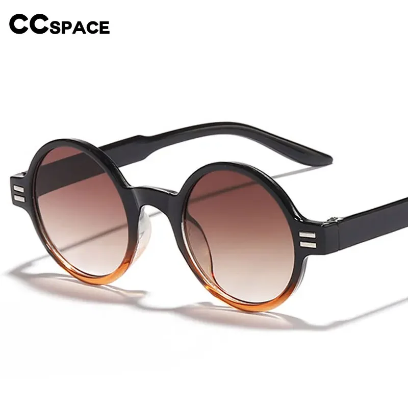 55677 New Women's Round Frame Classic Trendy Sunglasses Fashion Men's Retro Small Frame Trendy Sunshade Sun Glasses Uv400
