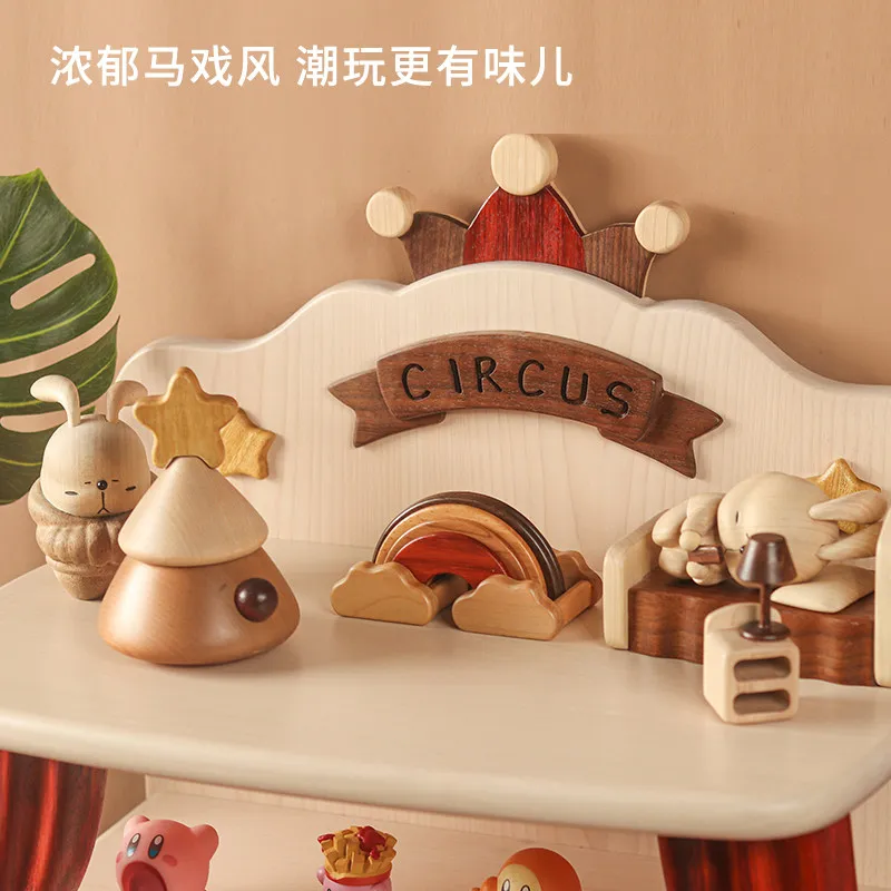 Multi-tier desktop organizer blind box doll storage display rack toy organizer