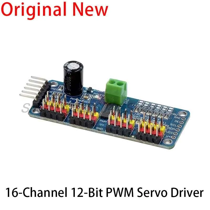 Servomoteur PWM à 16 canaux 12 bits, interface I2C, PCA9685 pour Ardu37Raspberry Pi, DIY Servo Shield Tech