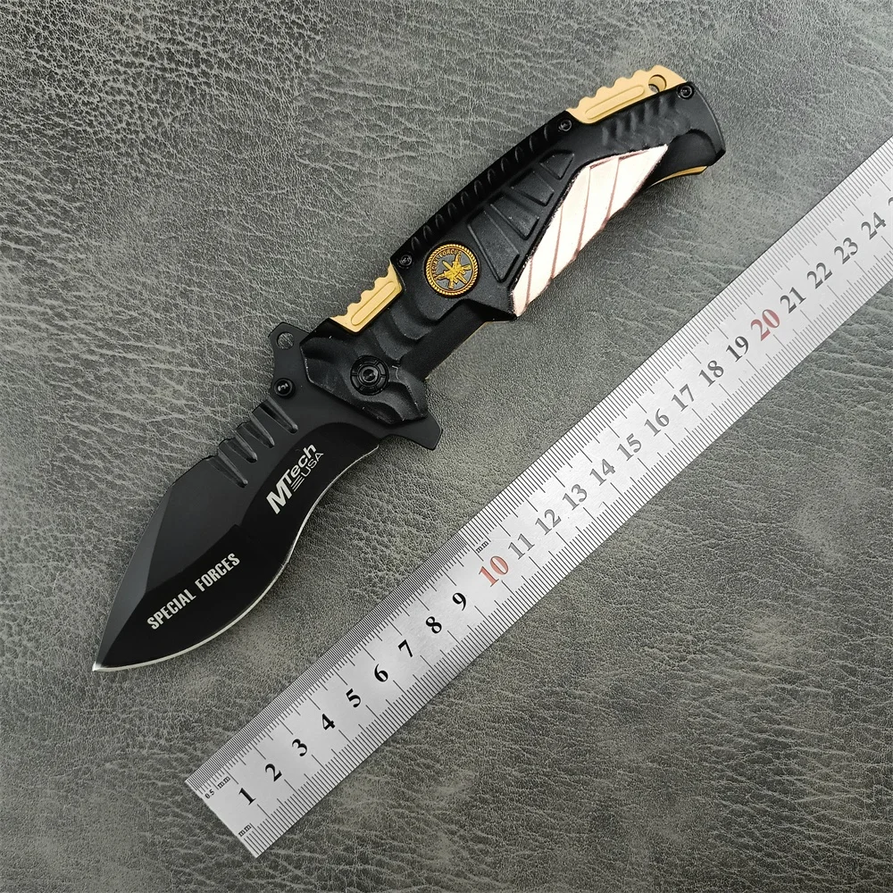 NEW MTA944 Folding Knife 5Cr13Mov Blade T6 Aluminum Handle High Quality Outdoor Pocket Knife EDC Survival Camping Hunting Tool