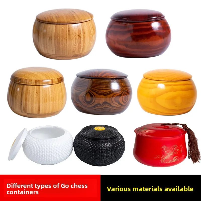 

Black And White Chess Board Storage Box Bamboo Fiber Plastic Woven Nuozhu Chess Container Tea Leaf Storage Basket