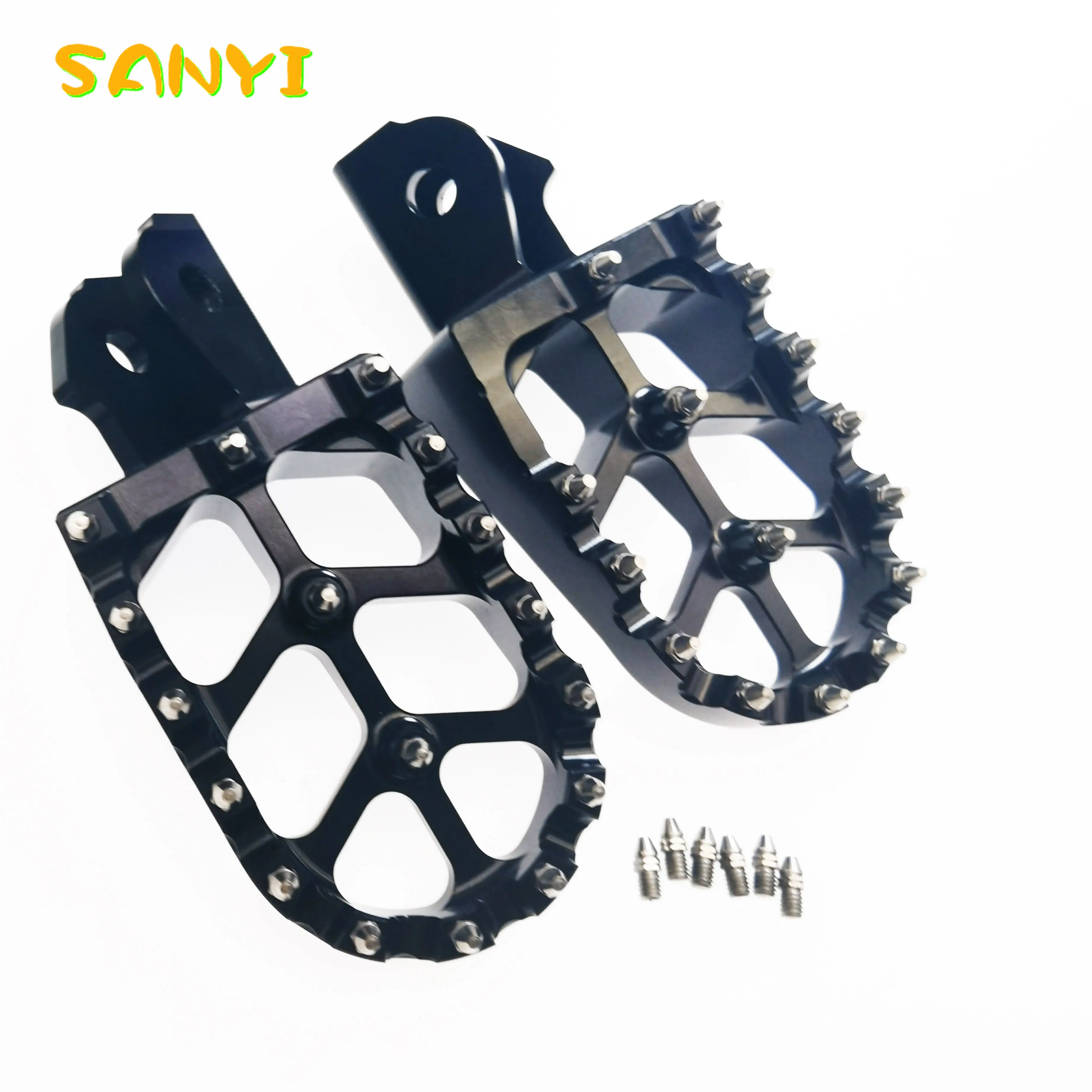 CNC Footrest Footpegs Foot Pegs Rests Pedal For HONDA CRF150F CRF230F CRF150 CRF230 CRF 150F 230F 230 2003-2023 Accessories