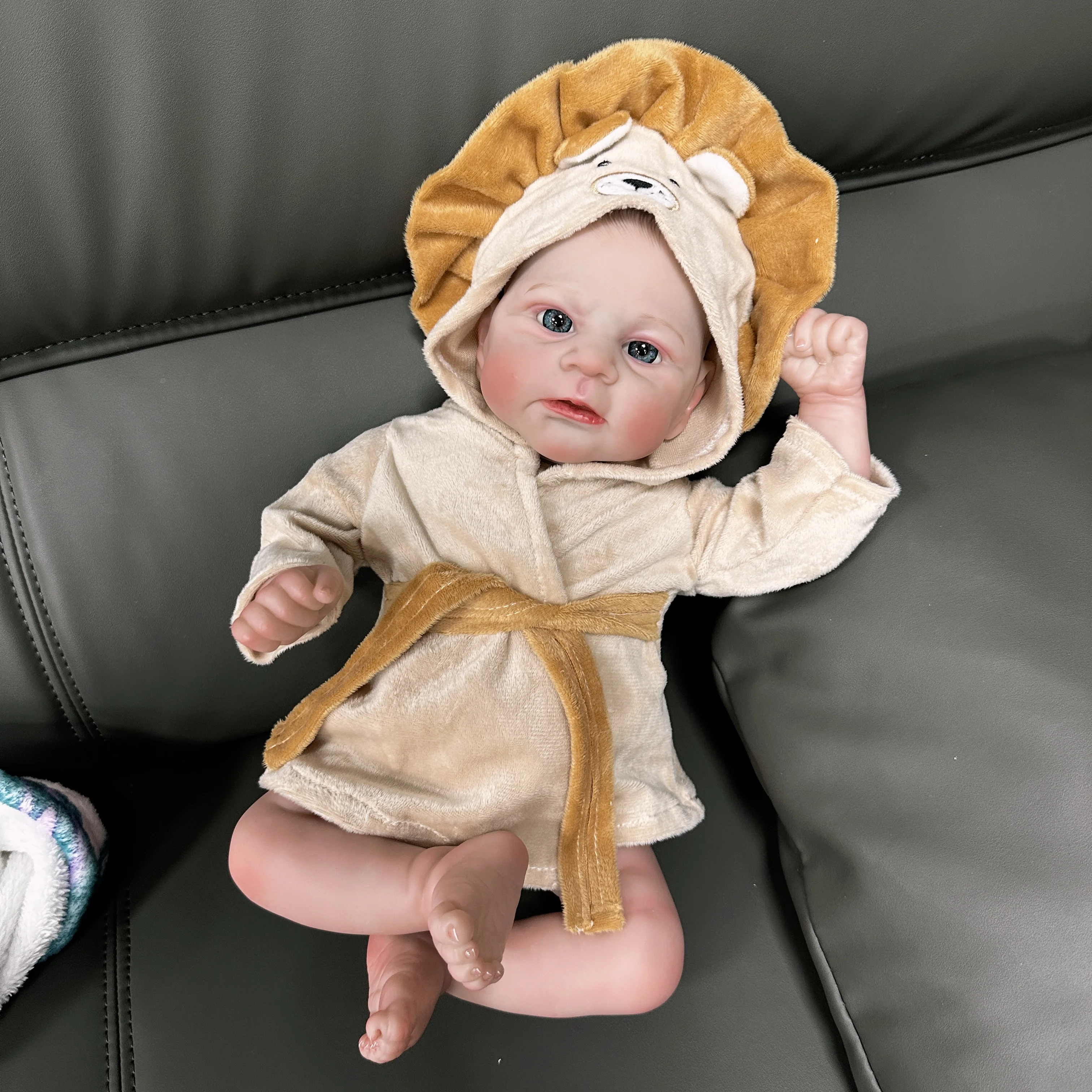 

Cokela 19 inch/48 cm wholesale alive lifelike soft full body silicone doll baby toys reborn dolls silicone baby doll