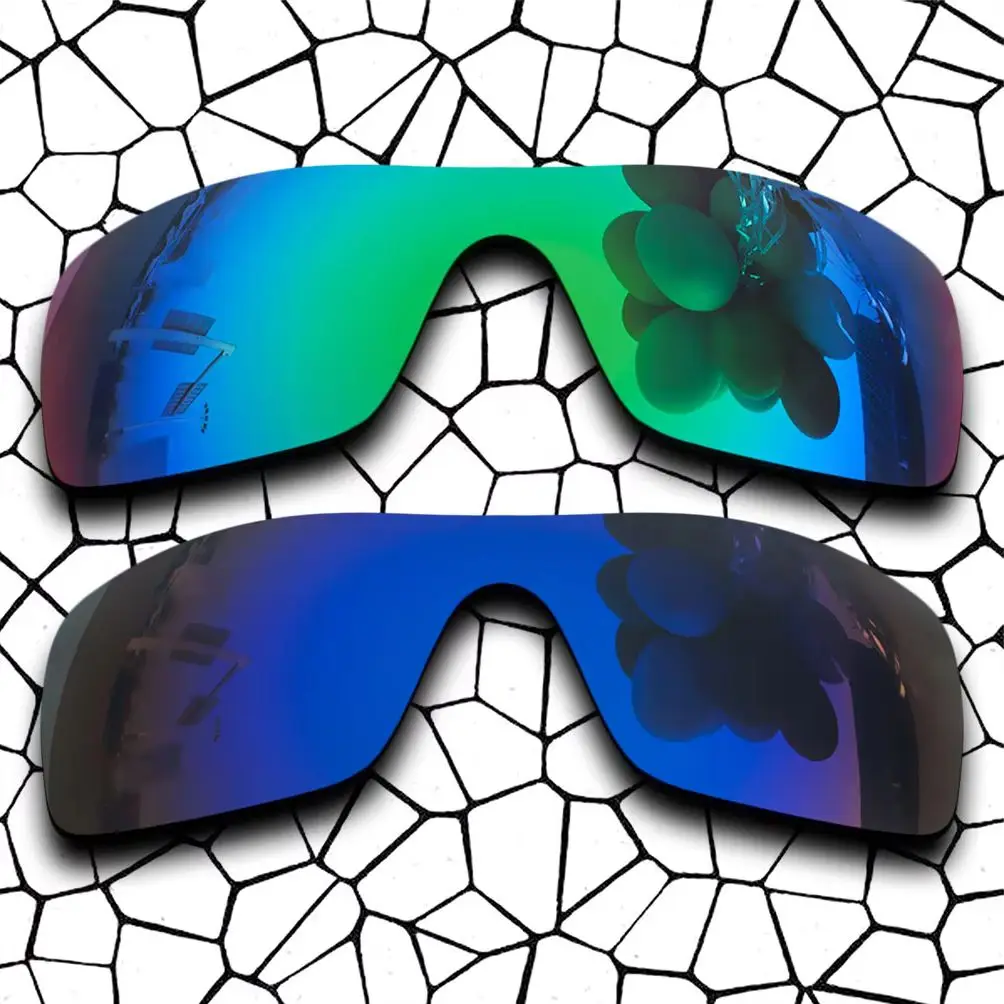 

Green & Deep Blue Lenses Replacement For-Oakley Liv Polarized Sunglasses