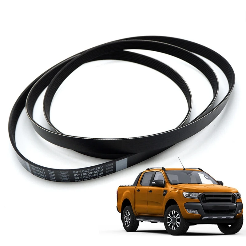 

Car Engine Fan Belt Serpentine Drive Belt Component For Ford Ranger Pickup 2.2L 2011+ AB39-6C301-AB / AB396C301AB 1720651