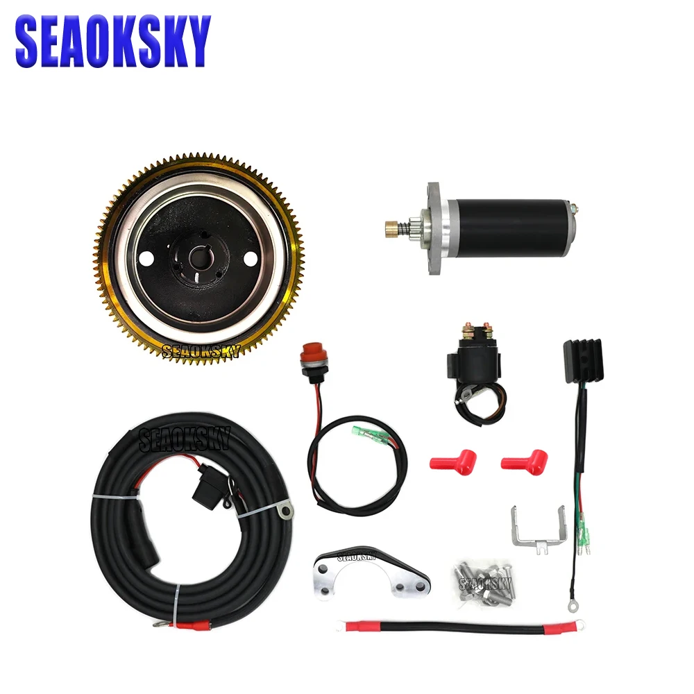 

Electrical Start Conversion Kit For TOHATSU 2 Stroke 9.8HP Boat Engine