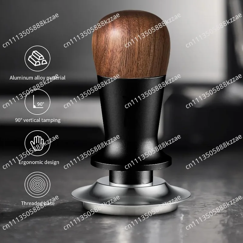 1pc Coffee Leveler Tool 51/53/58mm Espresso Tamper Constant Force Impact Flat Threaded Coffee Tamper Coffee Machine Parts