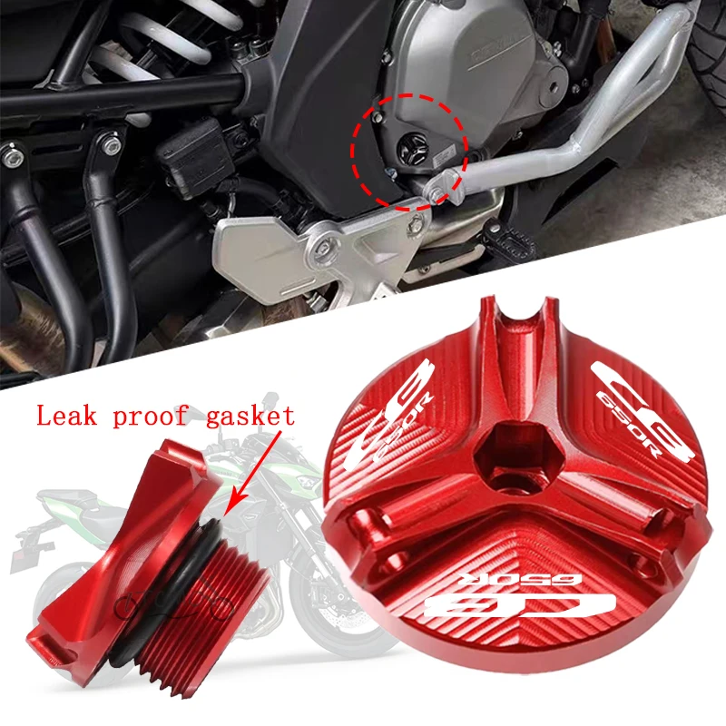 Motorcycle Fashion CNC Engine Oil Filler Cap Oil Plug Cover For HONDA CB650R CB 650R 2019-2026 Accessories