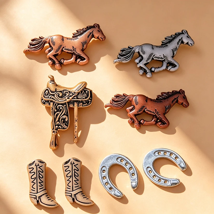 Horse Saddle Cowboy Boots Silicone Mold Sugarcraft Cupcake Baking Mold Fondant Cake Decorating Tools