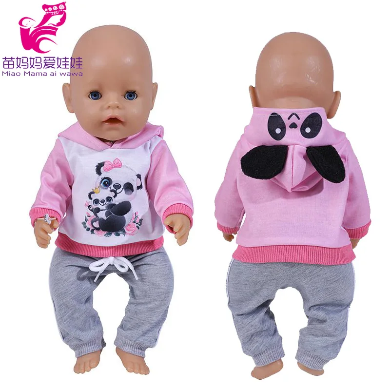 Baby Doll Boy Clothes 43Cm 17 Inch Baby Dolls Coat Sport Toys Wear Children Girl Gifts