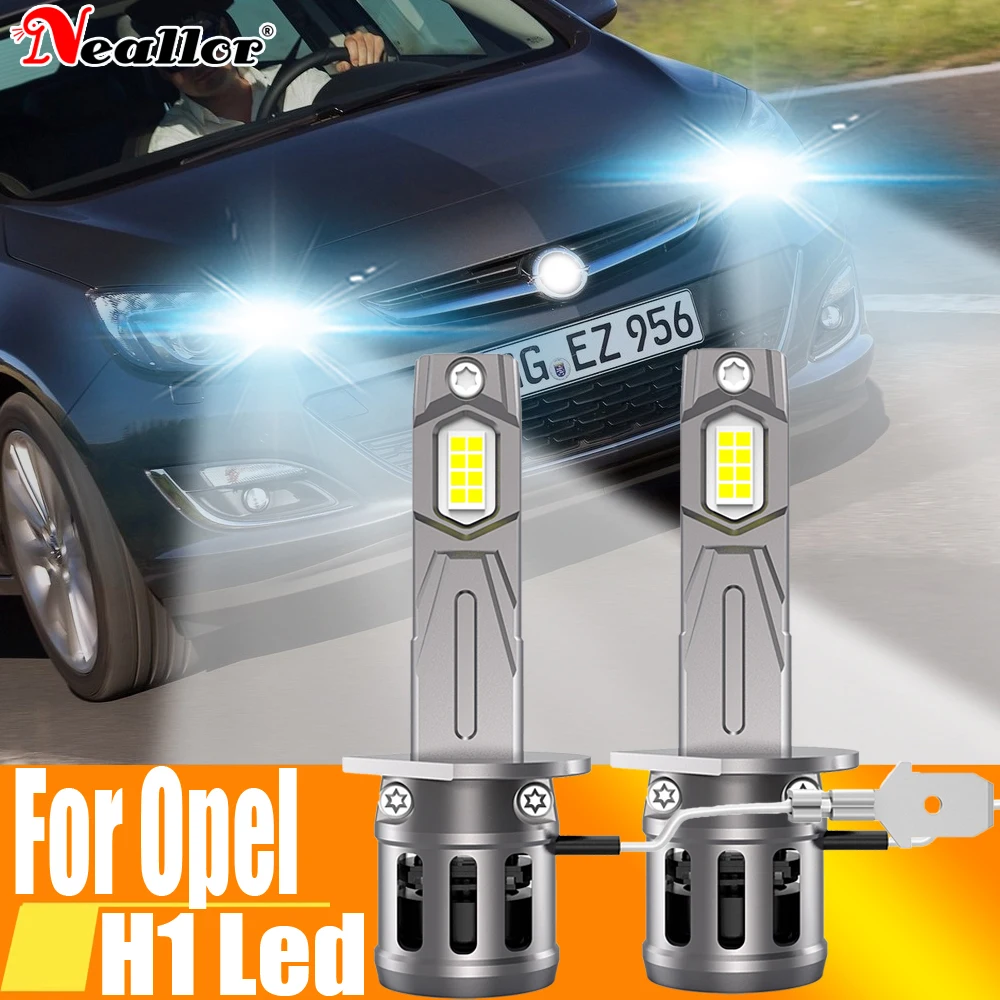 2x H1 Led Canbus Headlight Lights Car Bulb High Power Turbo Super Bright Fog Lamp 12V For Opel Astra H Vectra C Zafira B Corsa D