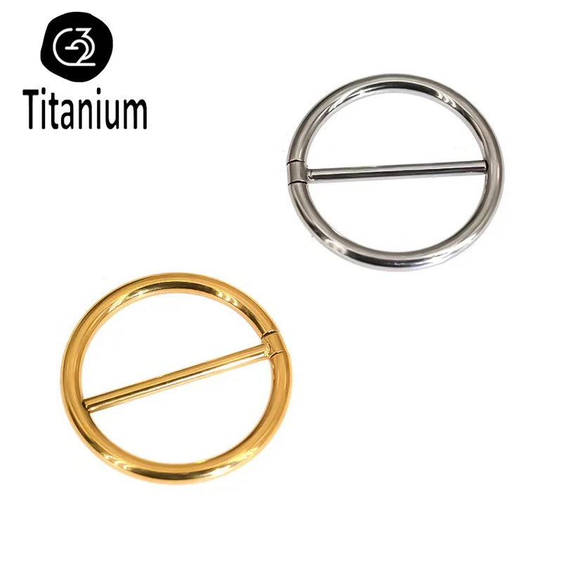 

ASTM F136 G23 Titanium Piercing Sexy Nipple Rings Fashion Nipple Piercing for Women Retainer Papillary Earring Body Jewelry 14G