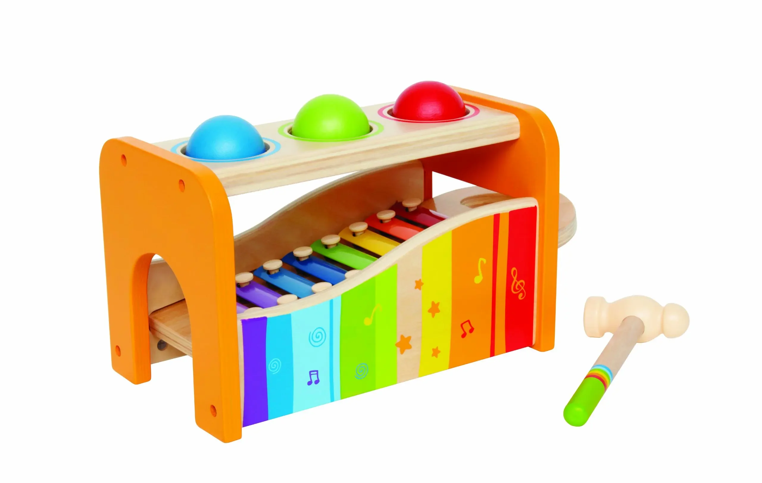 New Toy Xylophone Montessori Educational Toy Wooden Eight-Notes Frame Style Xylophone Children Kids Baby Musical Funny Toys