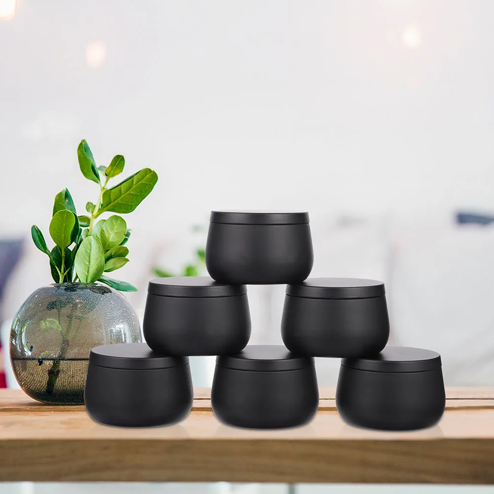 

12pcs Candy Tea Containers Tinplate Round Food Canister Storage Jars Multi Purpose Craft Box Gift Packaging Home Decor