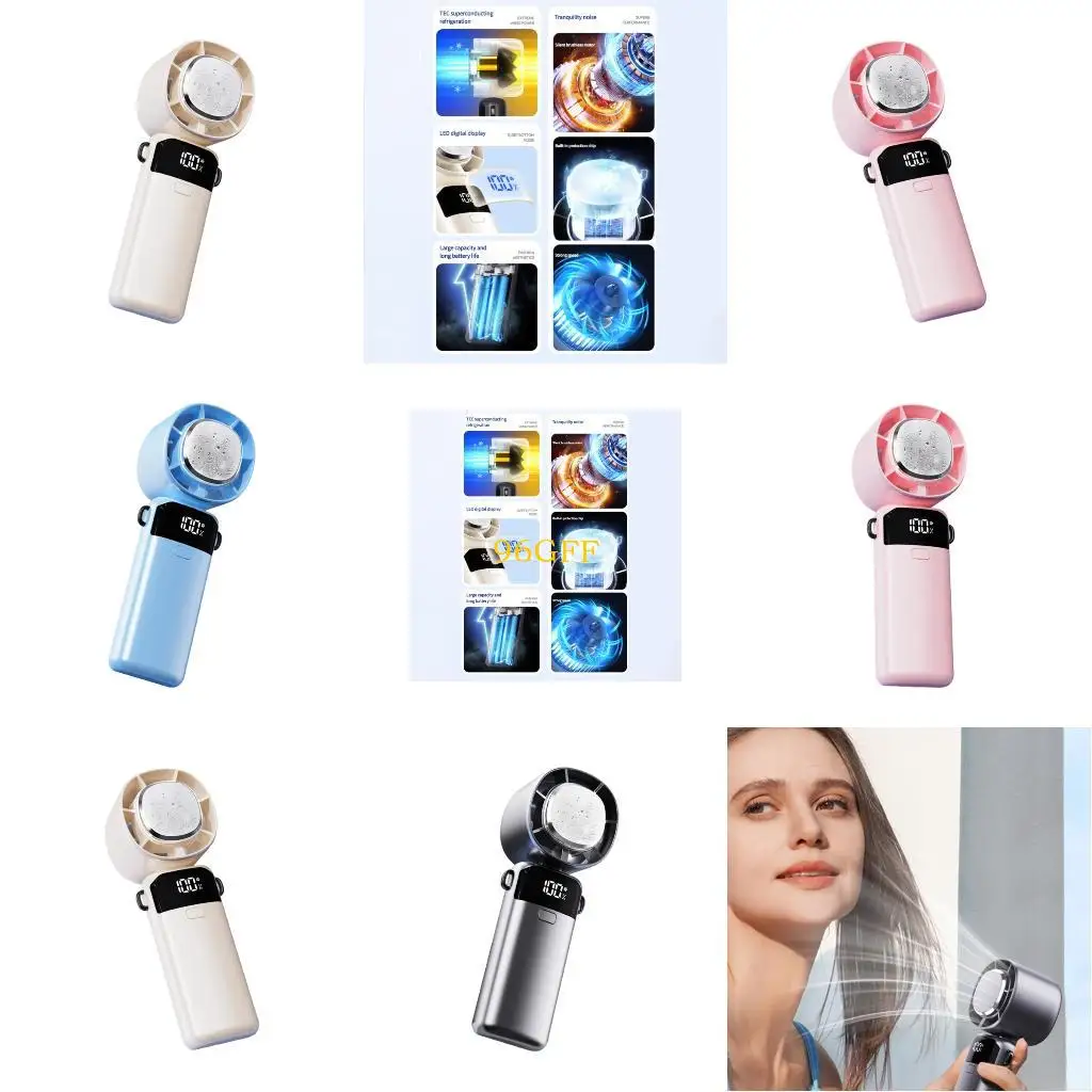 

96GF светодиодный дисплей вентилятор удобный вентилятор USB USB Travel Fan Office Fan Fan Fan Fan Fan