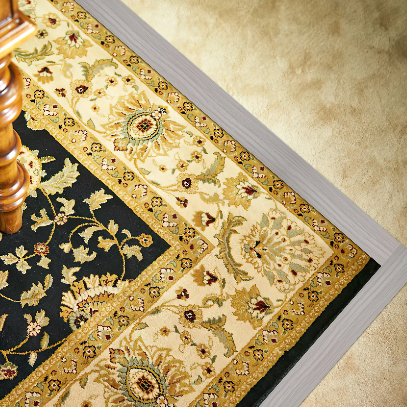 Listwa przejściowa podłogowa samoprzylepna dywan-płyta, listwa wykończeniowa podłogi 2M, listwa progowa dywanowa, progi do drzwi