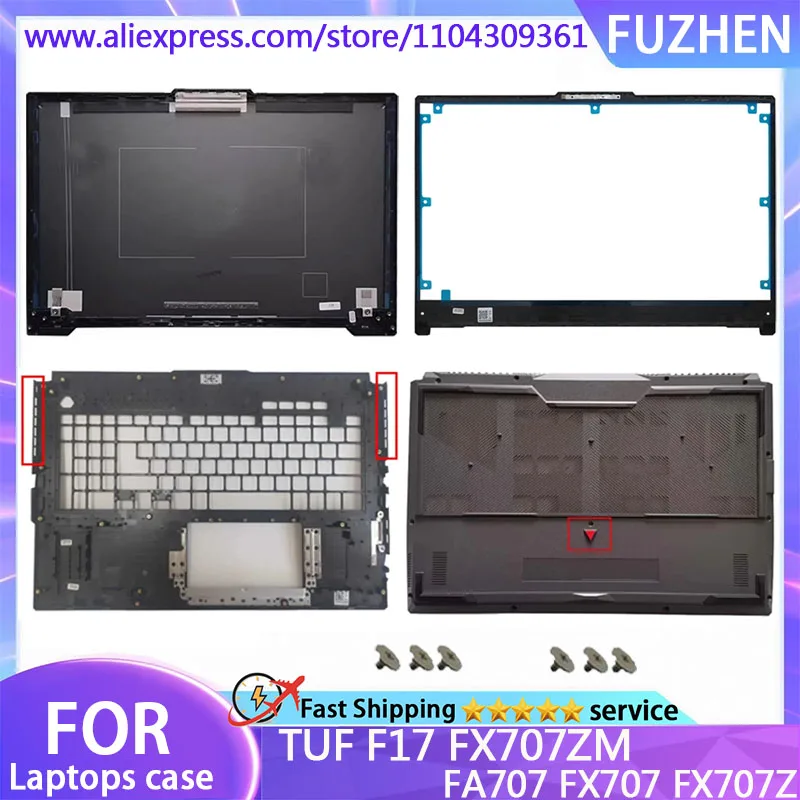 

New For TUF F17 FX707ZM FA707 FX707 FX707Z Laptop LCD Rear Cover/Top Cover/Front Frame/Palm Pad/Bottom Cover 17.3 Inch