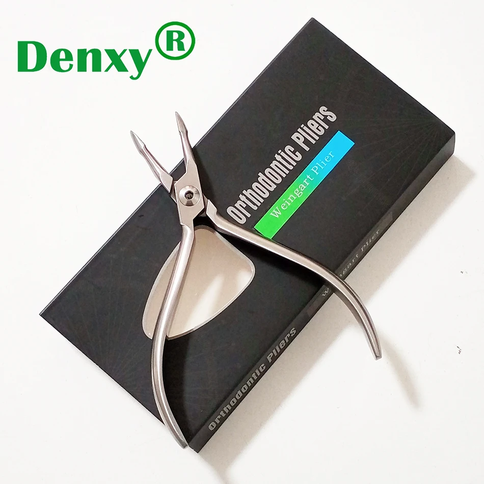 1 pc Denxy High Quality Orthodontic Weingart Plier Stable Clamping of Ortho Archwires and End Bending Dental Cutting Forcepts