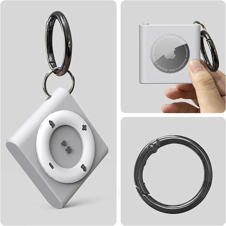 

For AirTag protective case for Apple locator AirTag silicone all inclusive anti drop soft shell anti loss device cartoon head