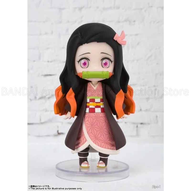In Stock Original BANDAI SPIRITS Figuarts Mini Blade of Demon Destruction Kamado Nezuko Model Toys Gifts Collection