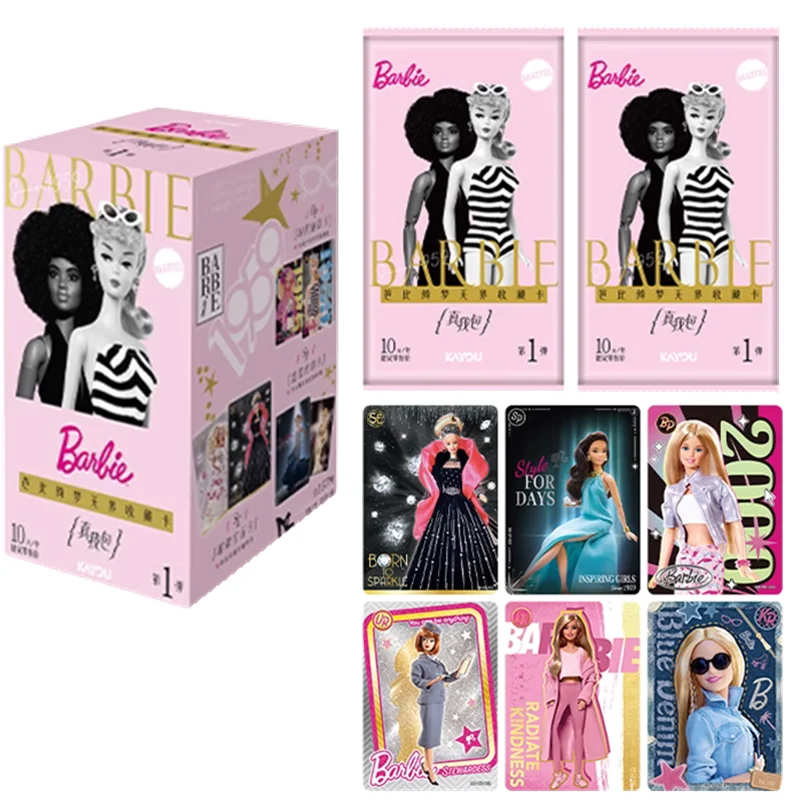 

KAYOU натуральная Барби мечта персонаж периферийные устройства коллекционная карта Real Me Bag детские игрушки подарок на Рождество и день рождения