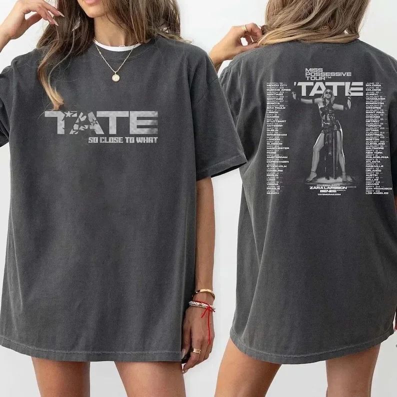 Tate Mcrae The Think Later Tour T-Shirt, Tate Mcrae Merch, Concert Fan Gift Tee