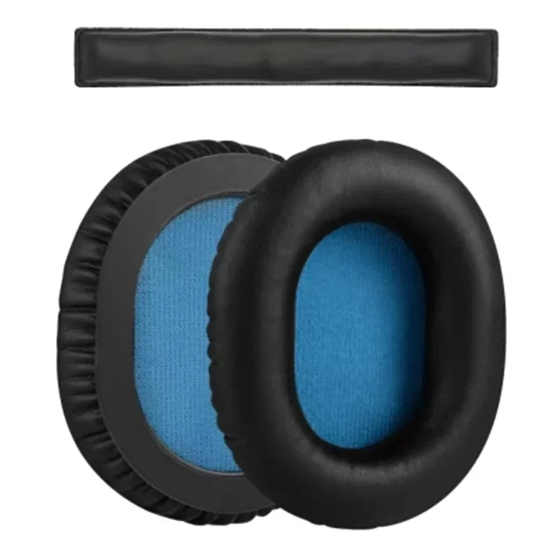 Cuscinetto per fascia di ricambio per Sennheiser HD8 DJ HD6 MIX Cover Cuscinetti in spugna Cuscino/Parti per le orecchie Parti di riparazione