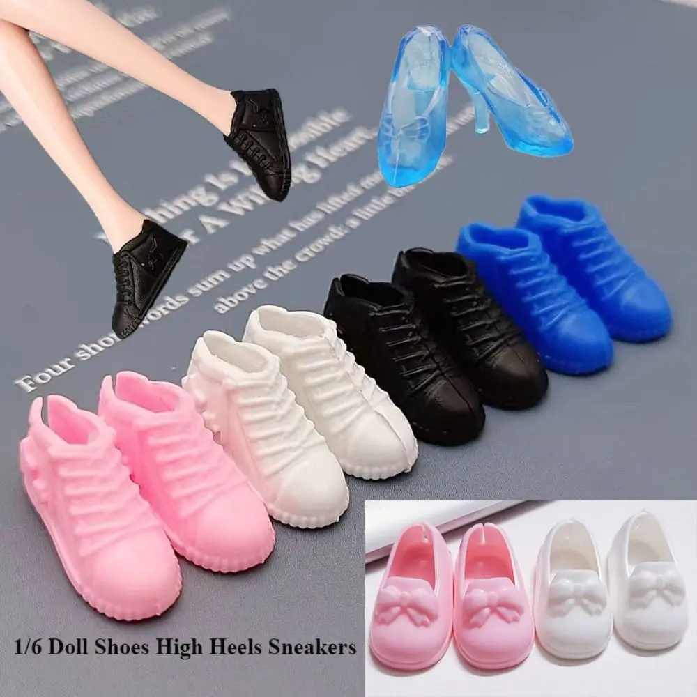 

High Quality 30cm 1/6 Doll Shoes Doll Accessories Original Super Model Sneakers Plastic Figure Doll Sandals Doll Accessories