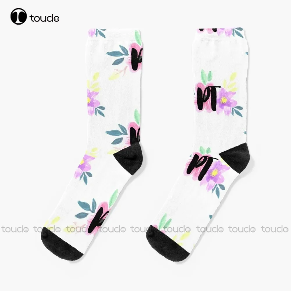 

Floral Physical Therapist Socks