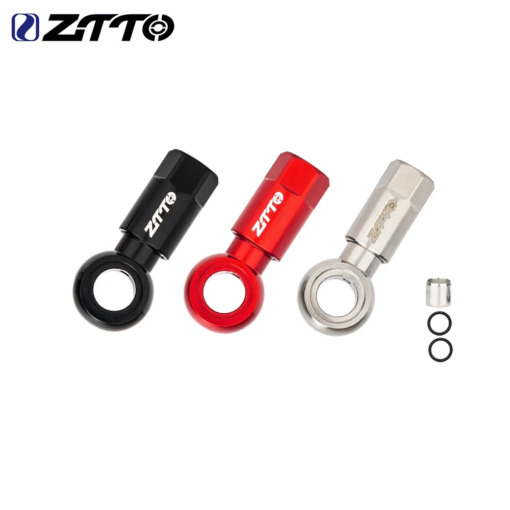 ZTTO Bike Hydraulic Brake Banjo Fitting Oil Needle Bicycle Disc Brake Hose Fitting Olive Head Connector For BH90 SLX XT XTR - view 2