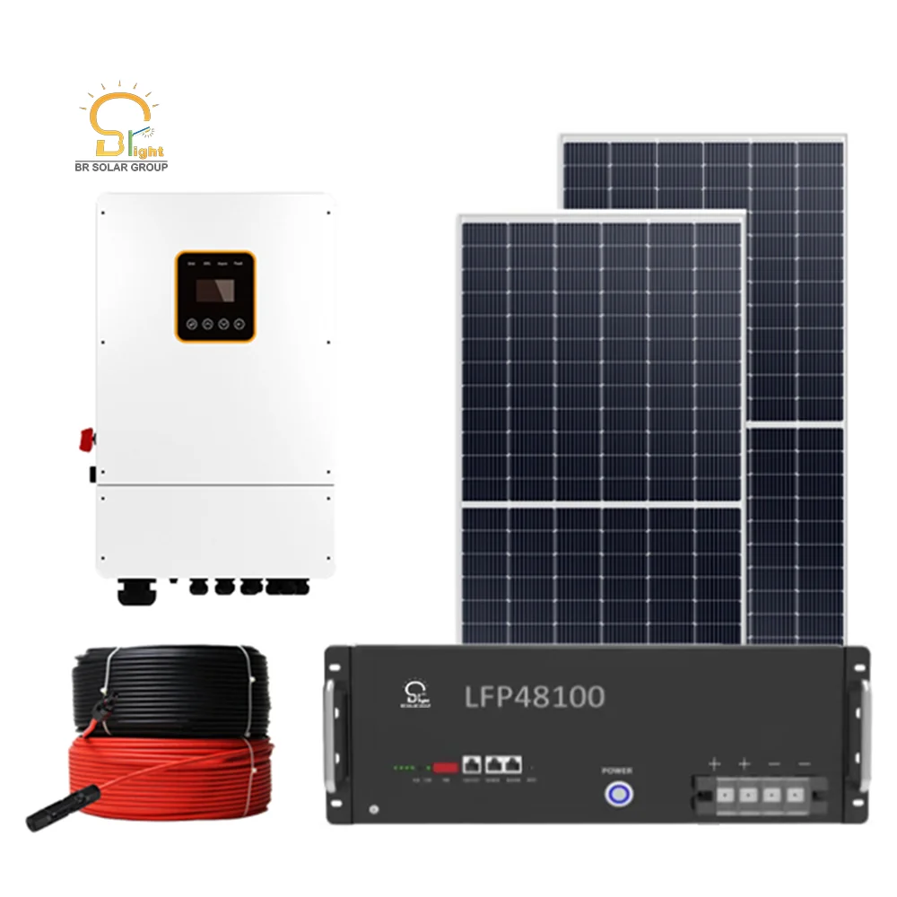 

BR SOLAR Complete Solar Panels Power System Kit 5kw On-Grid Solar Energy System for Home Use