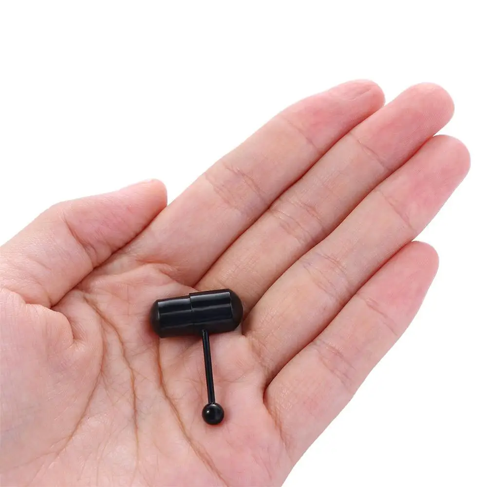 Steel Vibration Tongue Stud Tongue Piercings Titanium steel Piercing Jewelry Tongue Ring Body Jewelry Vibrating Tongue Nail