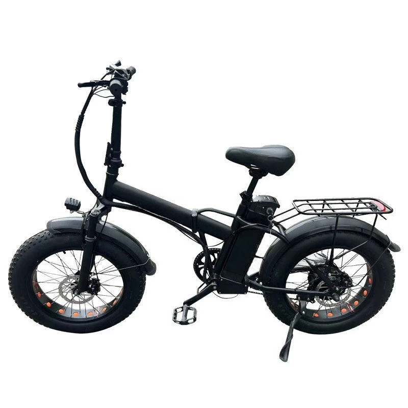 Portable Folding Electric Bicycle, Lithium Powered Adult Ebike, Practical Transport for Delivery Work & Daily City Travel