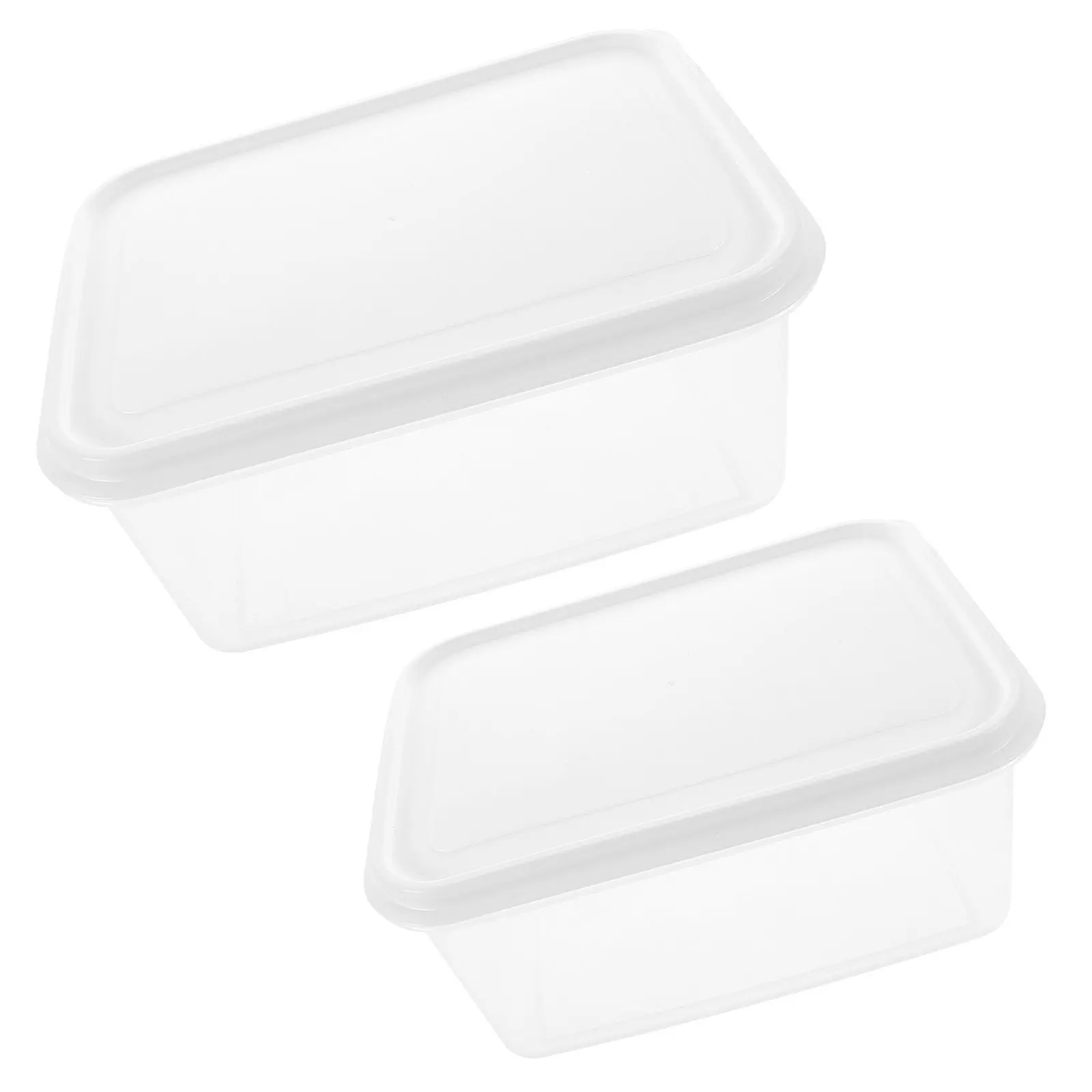2Pcs Dough Proofing Box Plastic Bread Storage Containers Pizza Dough Rising Sourdough Baking Preservation 4L 7.5L Stackable