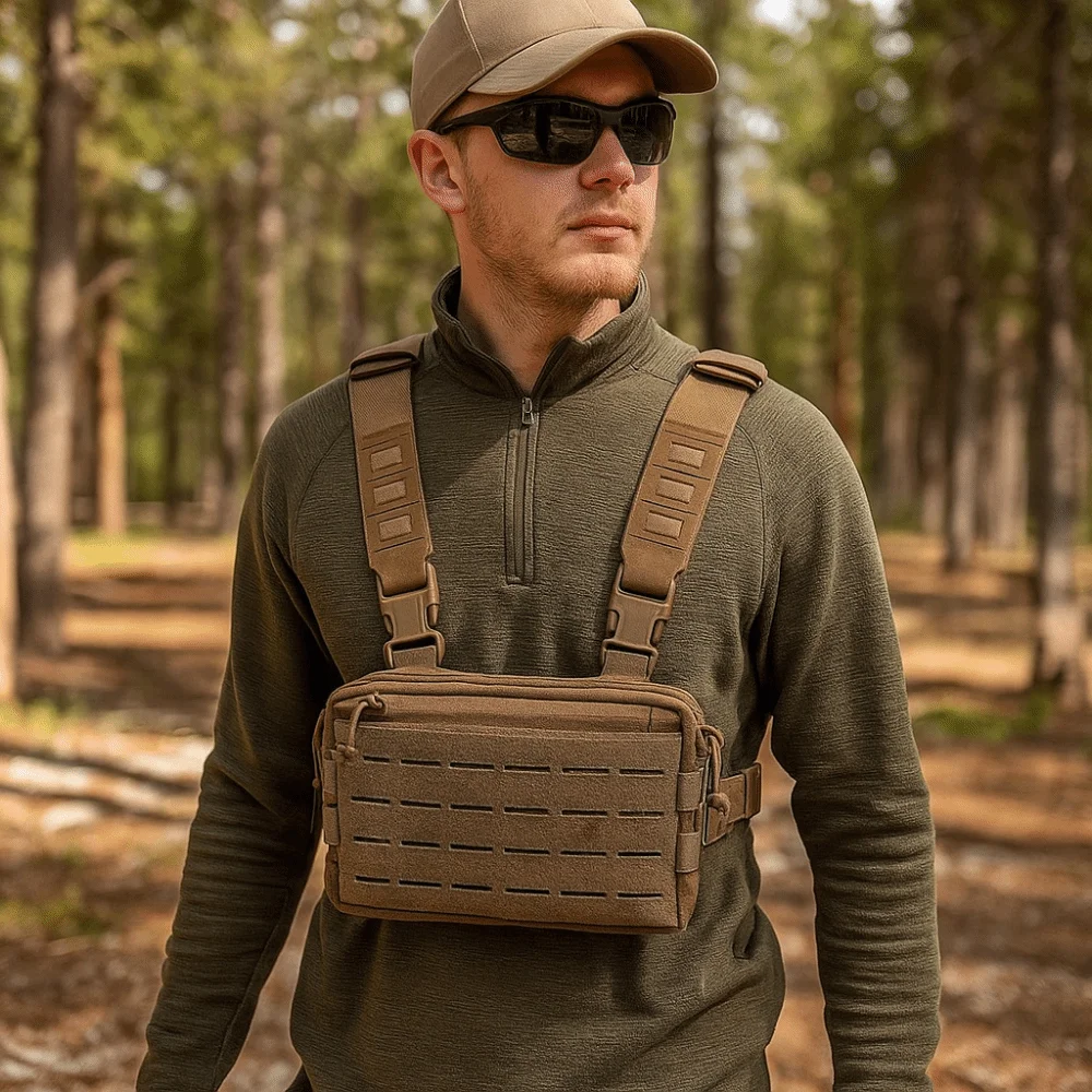 Sports Lightweight Backpack Equipped with System Outdoor Tool Kit Camping Bag Multi-Functional Front Pouch Cycling