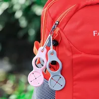 Outdoor Sports Carabiner Clip Multi-Purpose Water Bottle Holder & Towel Hook,Durable Backpack Hanger for Camping Hiking Tool