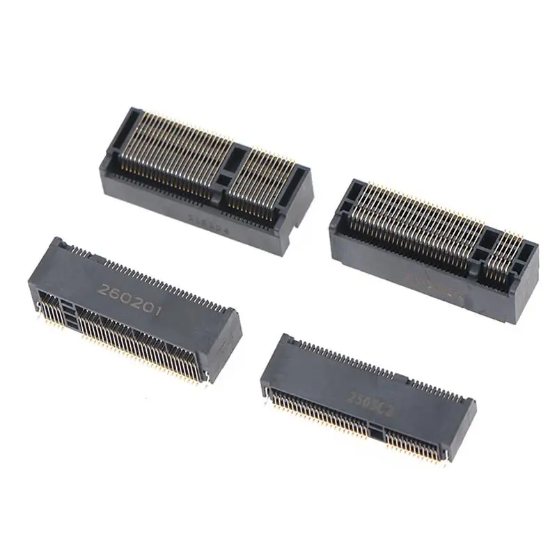 5Pcs NGFF Socket / M.2 Interface Connector For SSD Female Socket 67P A/B/E/M Key, 2.3/3.2/4.2/8.5H