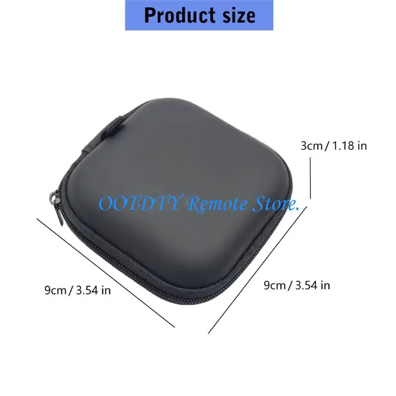  Day To Day Speaker Carry Case with Hard Shell Build, Net Pocket, Desk Storage Use, School Bag Carry, and Daily Hold view 5
