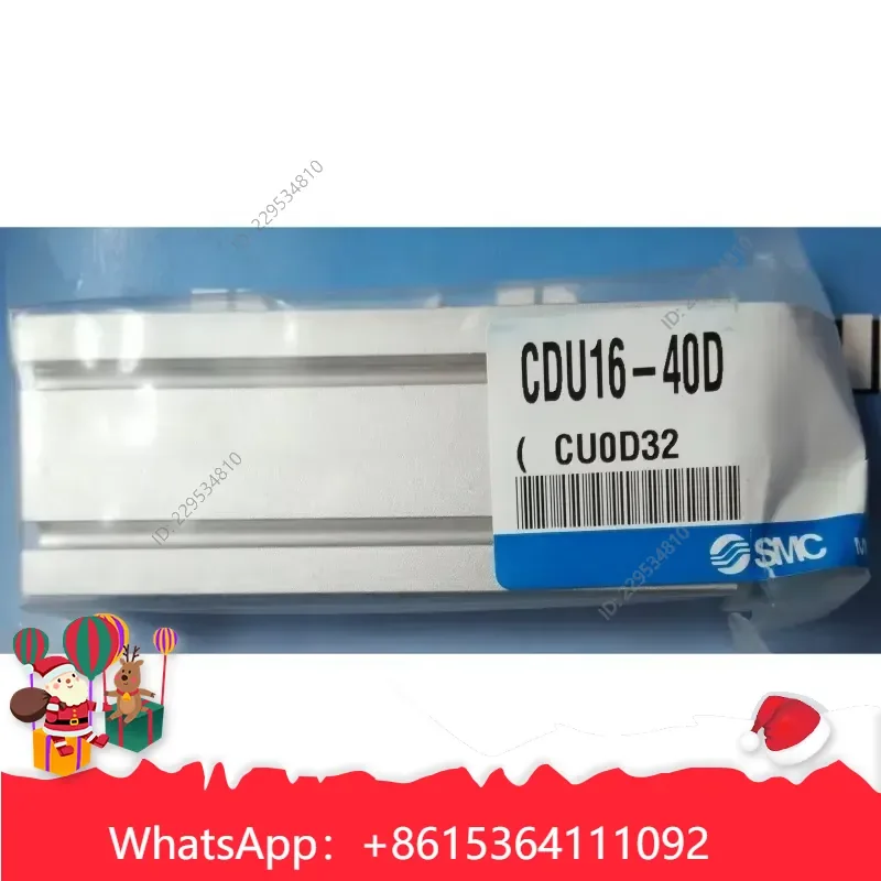 1pc for CDU16-40D Pneumatic Cylinder Double Acting Air Cylinder Compact Standard Bore Compatible For Model，practical use