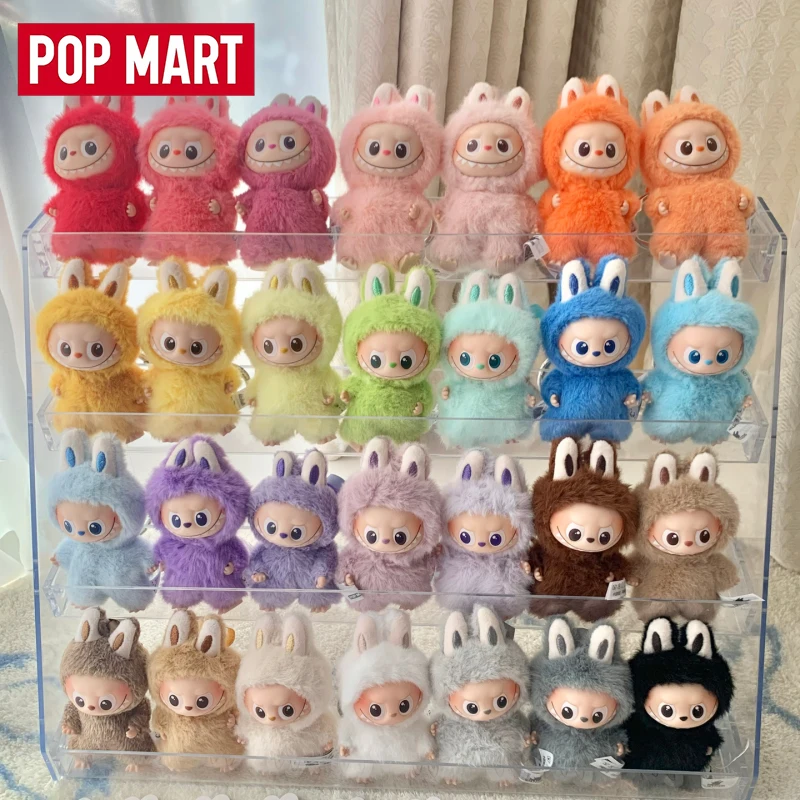 

POP MART The Monsters Labubu Pin For Love V4 Mini Vinyl Plush Pendant Mystery Blind Box Collectible Keychain Gift